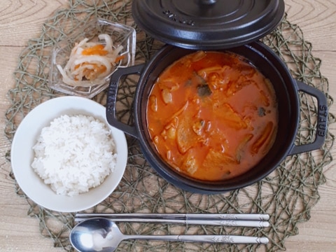 (staub)キムチチゲ☆